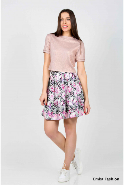 Юбка Emka Fashion 475-pomeranz
