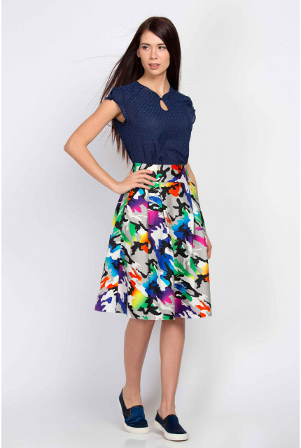 Юбка Emka Fashion 608-akvarel