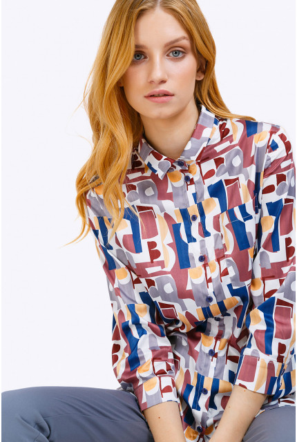 Блуза Emka Fashion B2198-rosebud