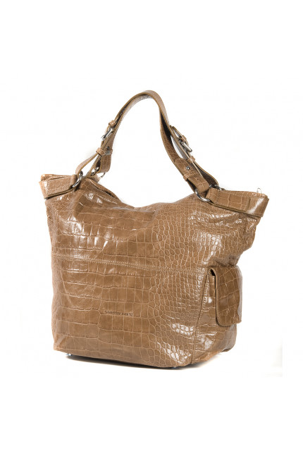 Сумка Alessandro Birutti 007 1102 хаки кроко