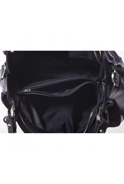 Сумка Alessandro Birutti 0109 черная замша симфони
