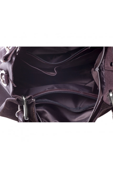 Сумка Alessandro Birutti 0109 коричн замша симфони