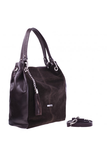 Сумка Alessandro Birutti 0109 коричн замша симфони