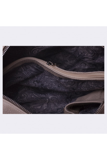 Сумка Alessandro Birutti 0119-бежевая-капучино-сим