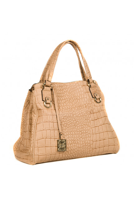 Сумка Alessandro Birutti 10-572-абрикос-кроко