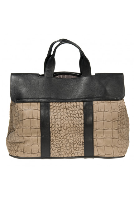 Сумка Alessandro Birutti 10-581 табак кроко