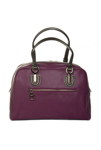 Сумка Alessandro Birutti 10-722 фиолетовая кожа В