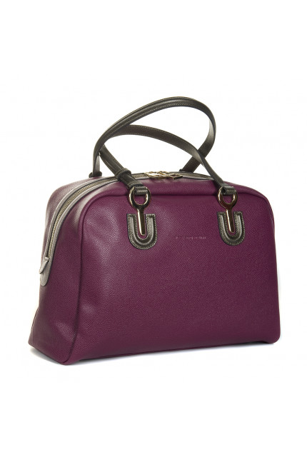 Сумка Alessandro Birutti 10-722 фиолетовая кожа В