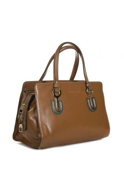 Сумка Alessandro Birutti 10-729 светло коричневая