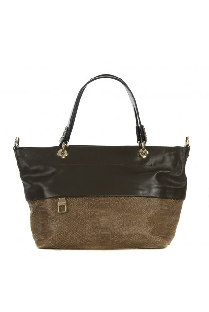 Сумка Alessandro Birutti 10-801 табак кроко S