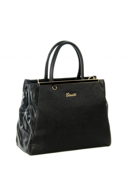 Сумка Alessandro Birutti 10-824 черная кожа В