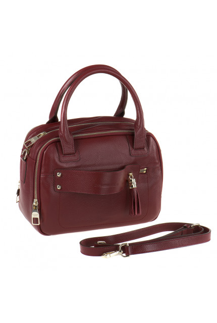 Сумка Alessandro Birutti 10-829 темно-красная симф