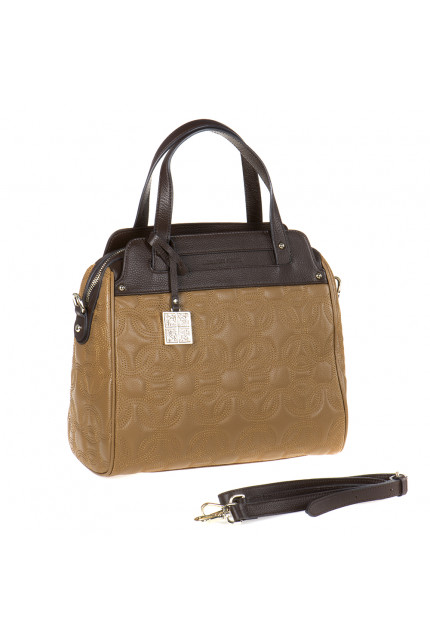 Сумка Alessandro Birutti 10-849 кемел тиснение+отд