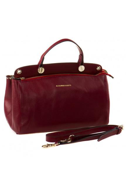 Сумка Alessandro Birutti 10-925-темно-красная-симф