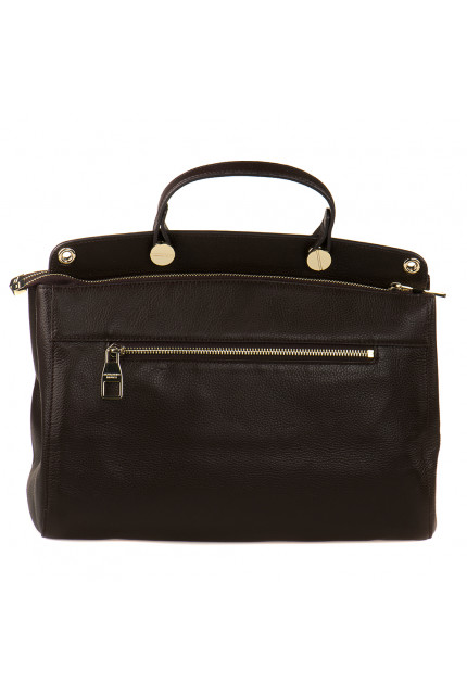 Сумка Alessandro Birutti 10-975 темно-коричневая с