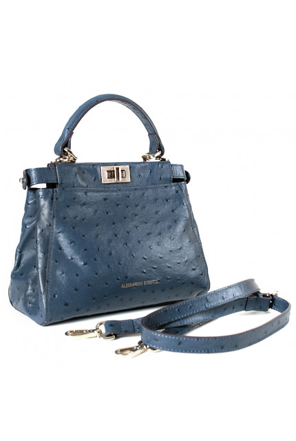 Сумка Alessandro Birutti 13-052-1-синий-страус