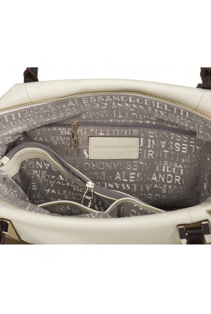 Сумка Alessandro Birutti 13-060-бежевая-симфония+о