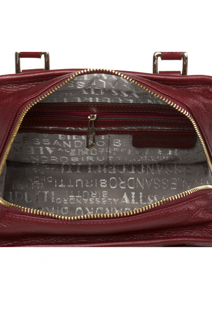 Сумка Alessandro Birutti 13-092-1-темно-красная-си