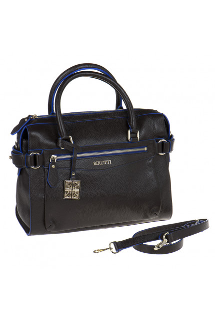 Сумка Alessandro Birutti 13-104-2-темно-коричневая