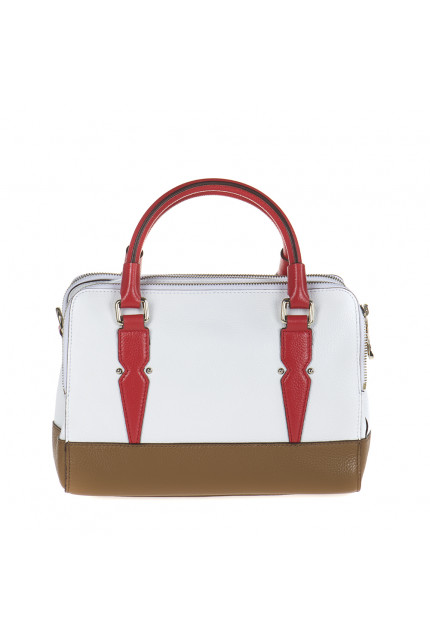 Сумка Alessandro Birutti 13-105-1-бело-бежево-кора