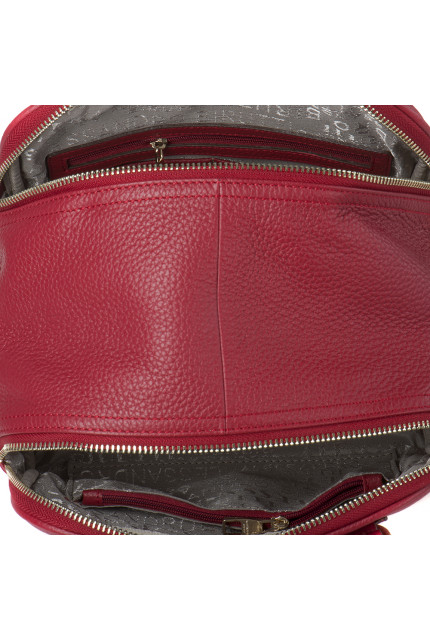 Сумка Alessandro Birutti 13-154-1-темно-красная-си