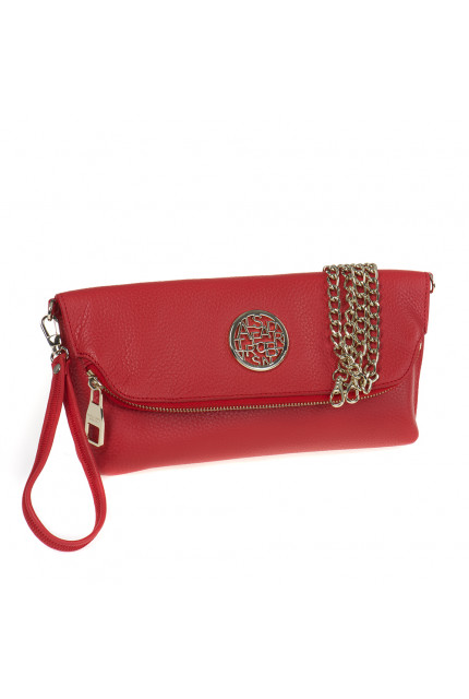 Клатч Alessandro Birutti 13-156-1-коралловая-симфо