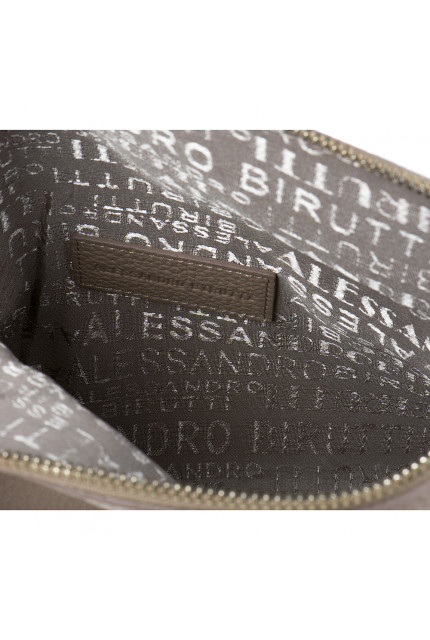 Клатч Alessandro Birutti 13-156-1-латте-симфония