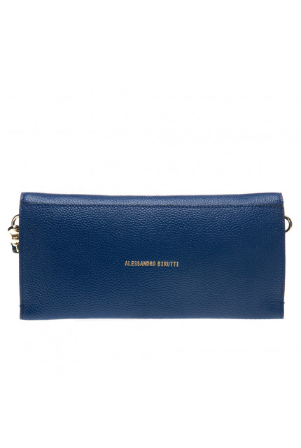 Клатч Alessandro Birutti 13-226 синий малина симфо