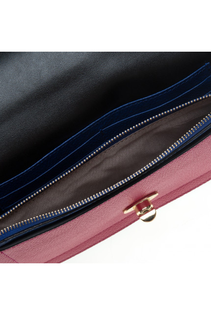 Клатч Alessandro Birutti 13-226 синий малина симфо