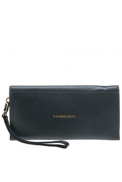 Клатч Alessandro Birutti 13-226 т серый фиолет сим