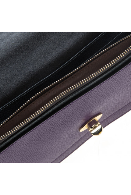 Клатч Alessandro Birutti 13-226 т серый фиолет сим