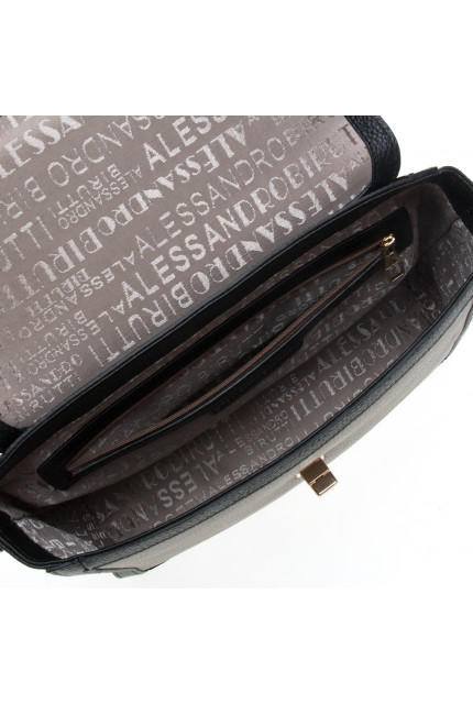 Сумка Alessandro Birutti 13-230-2 кемел т серая