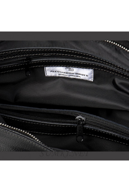 Сумка Alessandro Birutti 3035 чёрная симфония