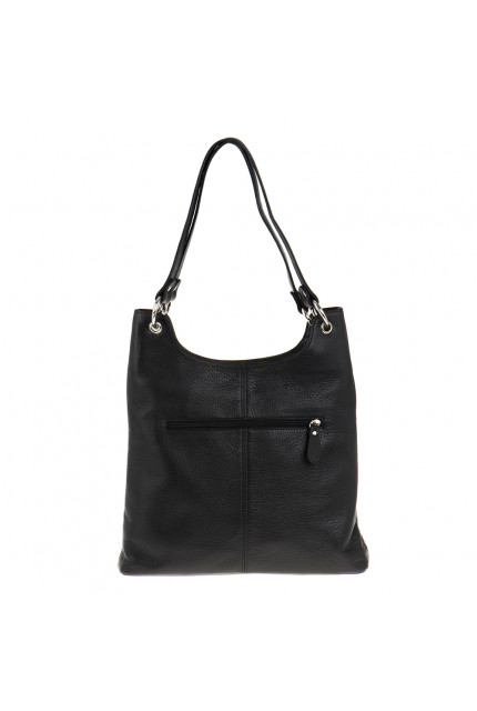 Сумка Alessandro Birutti 4003 черная замша+ черная