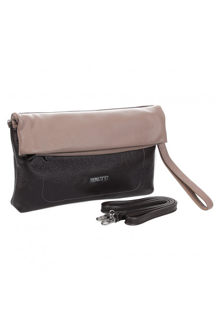 Сумка Alessandro Birutti 4008 коричневая замша сим