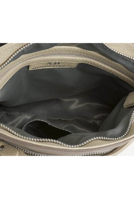 Сумка Alessandro Birutti 4009-бежевая-капучино-сим