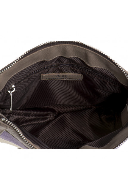 Сумка Alessandro Birutti 4011 капучино сирень беж.