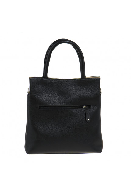 Сумка Alessandro Birutti 4013 черная бежевая симфо