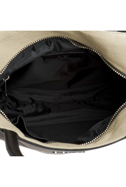 Сумка Alessandro Birutti 4013 черная бежевая симфо