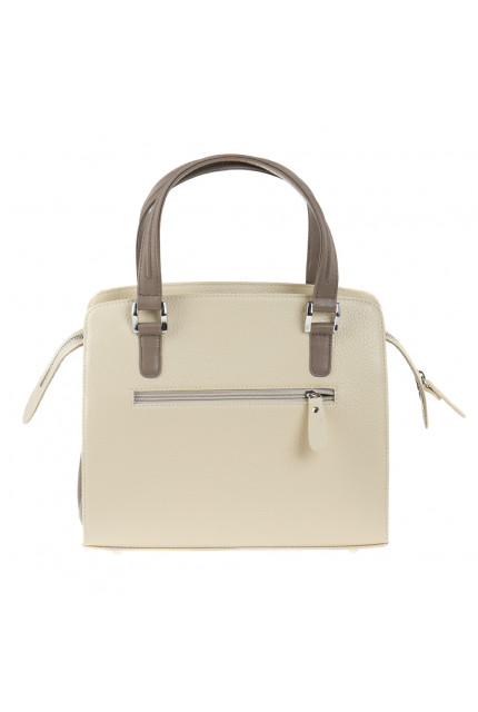 Сумка Alessandro Birutti 4015-бежевая-капучино-сим