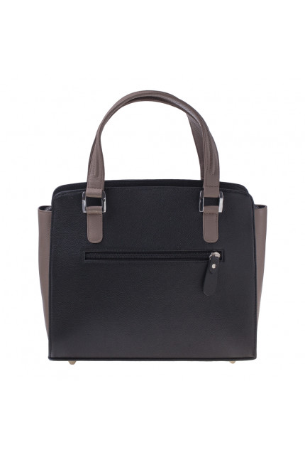 Сумка Alessandro Birutti 4015-черная-капучино-симф