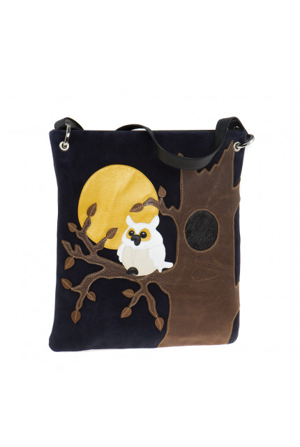 Сумка Alessandro Birutti 48-син-з-черн-филин