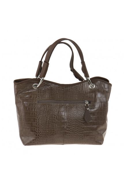 Сумка Alessandro Birutti 642--капучино-кроко