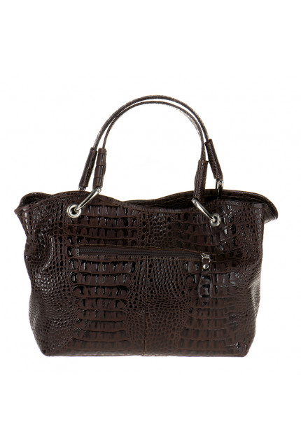 Сумка Alessandro Birutti 642--коричневый-кайман