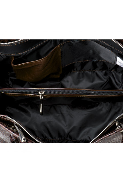 Сумка Alessandro Birutti 642--коричневый-кайман