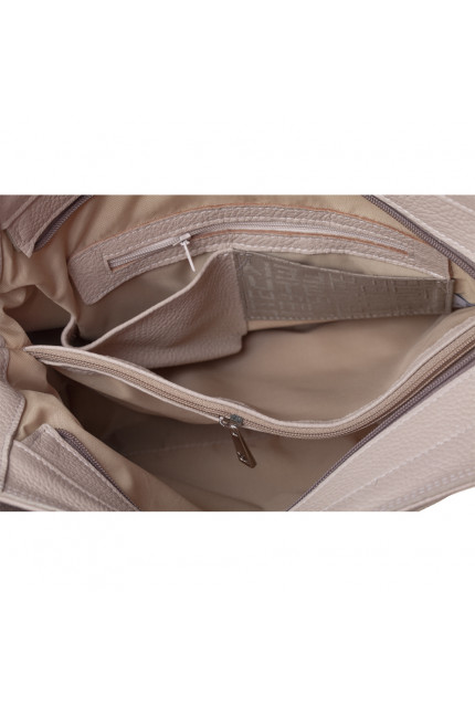 Сумка Alessandro Birutti 715-бежевая-лате-симфония