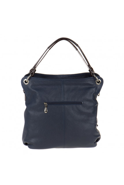 Сумка Alessandro Birutti 715-синяя-симфония+корич.