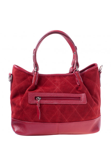 Сумка Alessandro Birutti 868 т красн замша стеганн