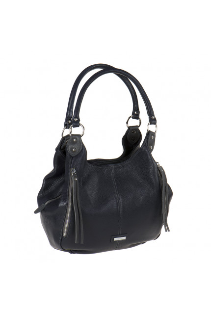 Сумка Alessandro Birutti 899 темно-синяя серая сим