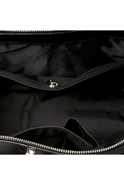 Сумка Alessandro Birutti 929 черный кроко+черная с